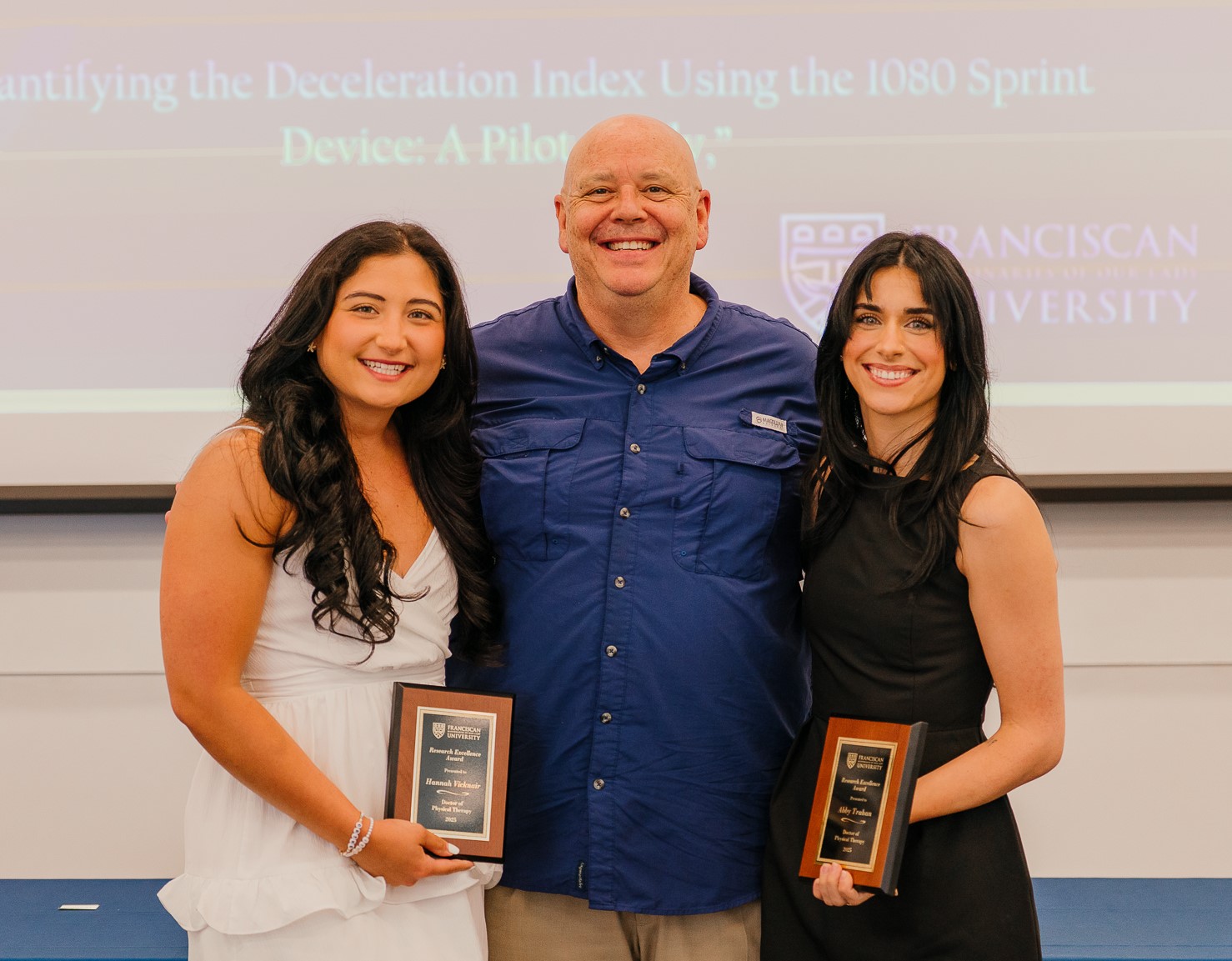 DPT Faculty member with students