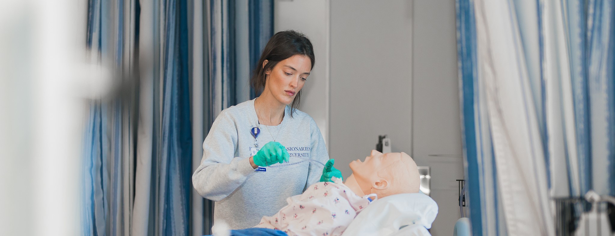 respiratory therapy student