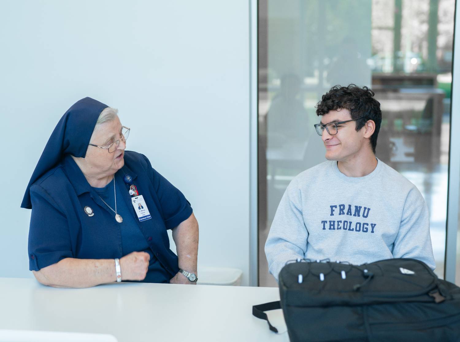 Theology Student with Franciscan Sister