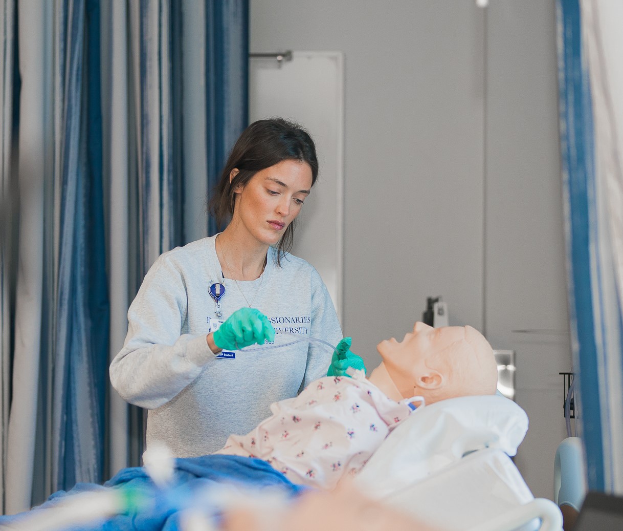 respiratory therapy student