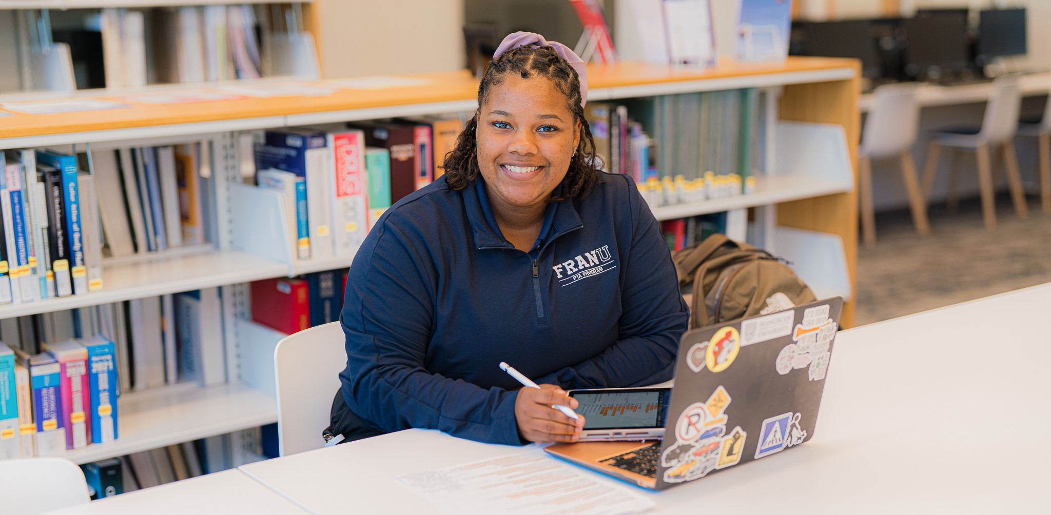 students in St. Francis Hall