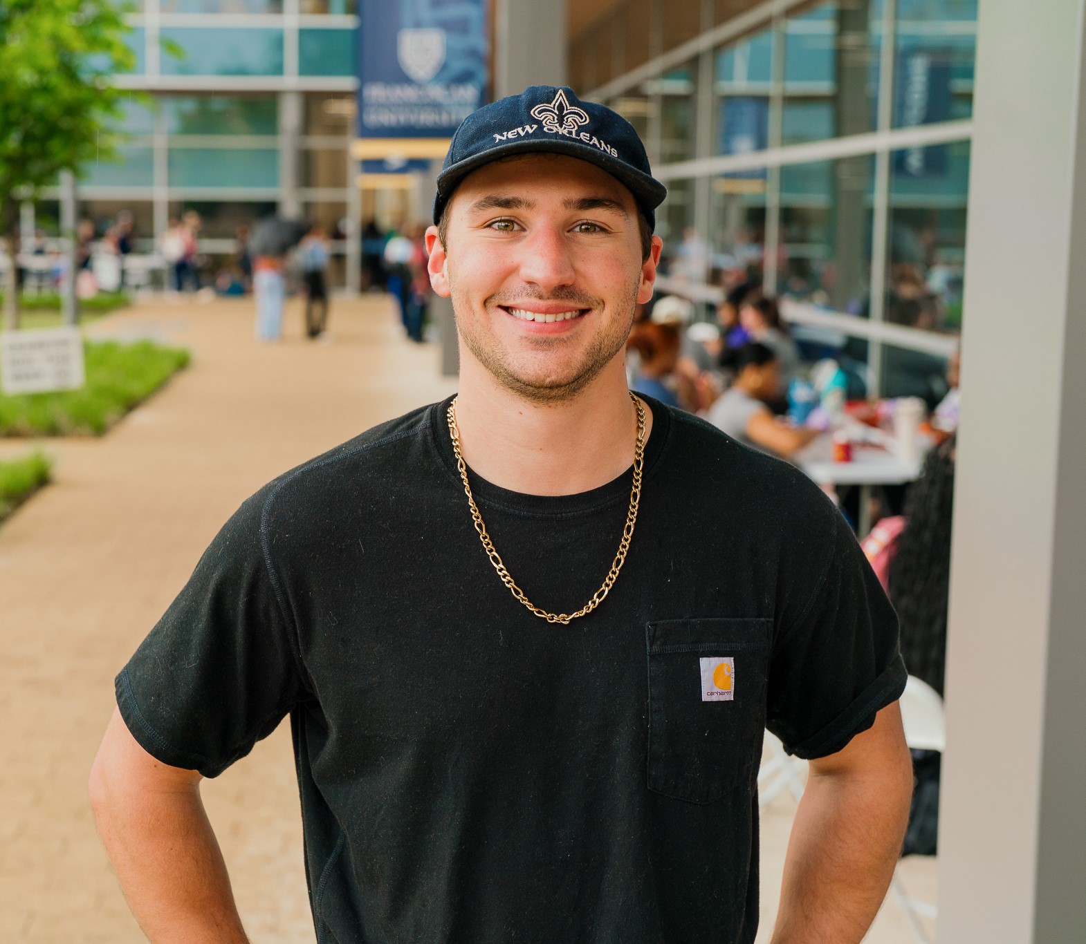 FranU Student on Campus